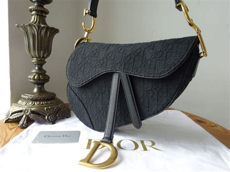 dior saddle bag black dior oblique jacquard|dior saddle pouch with chain.